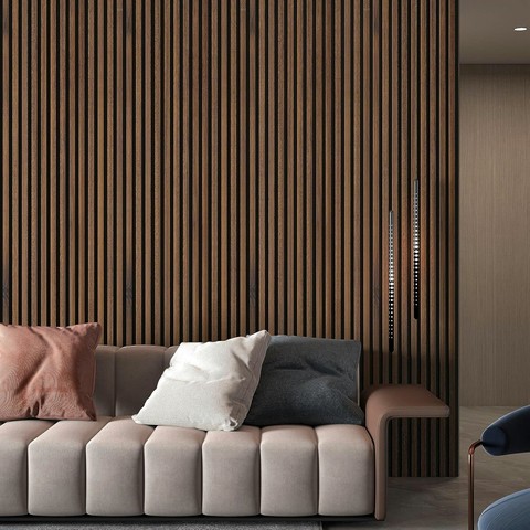 Modern Home Office Furniture Acoustic Wood and Rubber Panels for Wall Decor for Living Room Warehouse Wholesale Manufacturer