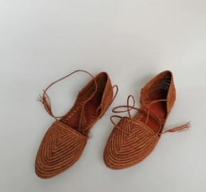 Sandalias de rafia natural, zapatos de rafia para mujer, mulas de rafia hechas a mano, sandalias de verano - Product Image 3