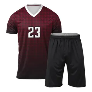 Top quality team sports wear with numbers and name factory manufacture price best selling new arrival Unisex volleyball Uniform