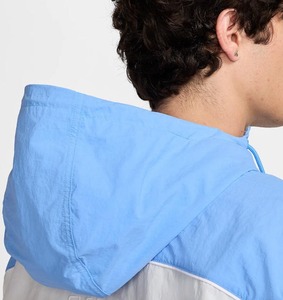 Ventes chaudes : survêtement en toile personnalisé pour homme, élégant, réfléchissant, respirant, écologique, mode d'hiver, ligne de surpiqûres bleue, devant surélevé - Product Image 4