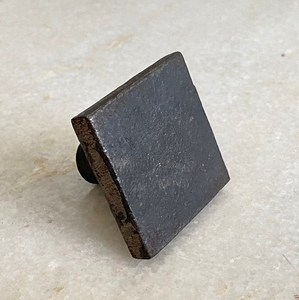 Square rustic iron <b>knobs</b> pull cabinet drawer for home dresser <b>door</b> cabinet furniture <b>decorative</b> kitchen wardrobe handle <b>knobs</b> - Product Image 2
