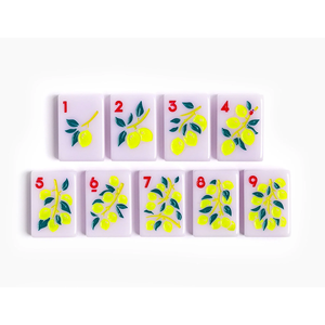 Logo impreso Lucite American Mah Jong Set Juego de viaje de una sola capa Juegos de Mahjong personalizados de acrílico de lujo - Product Image 2