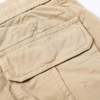 Shorts Bermuda Homme Grande Taille Imperméables Tendance Urbaine Été 100% Coton Molleton Bouclé Boutons Respirants