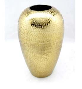 แจกันดอกไม้อลูมิเนียมโบราณทำด้วยมือกระถางดอกไม้ทองแดงสำหรับตกแต่งงานตามสั่ง - Product Image 4