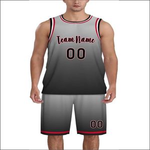 Maillot de basket-ball unisexe personnalisé avec logo imprimé numériquement, vêtements de sport en polyester de haute qualité, respirant, antibactérien, anti-UV, taille plus - Product Image 4