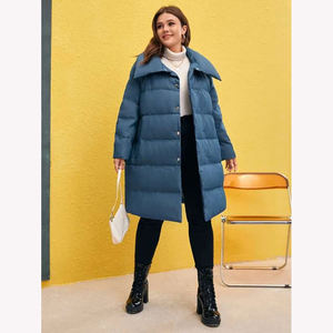 2025 hiver chaud femme bouffante veste Logo personnalisé coupe-vent léger bulle conception respirant tissu tissé solide teint uni - Product Image 1