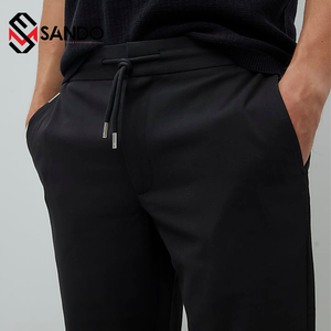 Chándales para hombres, chándales, pantalones, ajuste holgado, diseño recto, cintura elástica, transpirables, fondos Activos, logotipo personalizado, venta al por mayor - Product Image 5