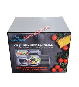 Stainless Steel Sink Printed Corrugated Packaging Box Made in Vietnam Factory Best Quality Reasonable Price - Product Image 1