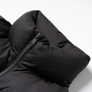 Veste en duvet légère en duvet avec col rond, vêtements courts d'automne et d'hiver, nouvelle veste ample et chaude - Product Image 5