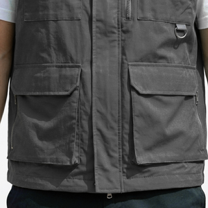 Chaleco Cortavientos para Hombre, Diseño Elegante, Transpirable, Cómodo, con Múltiples Bolsillos, Sin Mangas, Chaleco Cortavientos Masculino en Oferta - Product Image 3