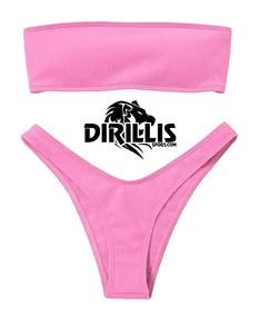 2023 femmes imprimé trois pièces bikini ensemble 2 pièces maillot de bain bikini maillots de bain avec housse - Product Image 2