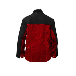 Chaqueta de soldadura para hombre, chaqueta de cuero para soldar, chaqueta de soldadura de cuero de seguridad industrial, chaqueta de soldadura de cuero pesada - Product Image 5