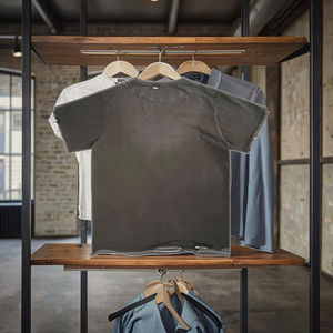 เสื้อยืดผู้ชายผ้าฝ้ายถัก 100% - ระบายอากาศได้ดี แห้งเร็ว สวมใส่สบาย เหมาะสำหรับออกกำลังกาย ใส่ลำลอง งานประชุม และสวมใส่ในชีวิตประจำวัน - Product Image 3