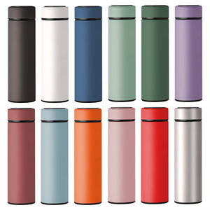 Botol Air Pintar 500ml Termos Gym dengan Layar LED Penunjuk Suhu, Flask Vakum Termal, Cangkir Termos dengan Infuser Teh - Product Image 4