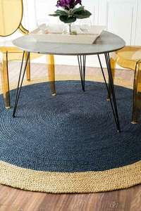 Alfombra Minimalista de Seagrass, Alfombra de Yute Tejida a Mano, para Interiores y Exteriores, Hecha en Vietnam por KingCraftViet - Product Image 6