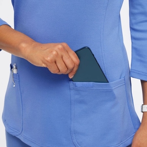 Total Comfort Medical Scrub Uniform Última venta al por mayor de alta calidad de tela elástica por encargo para el trabajo clínico - Product Image 2