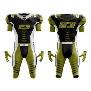 Maillot de football américain pour hommes, prix raisonnable, ensemble d'uniformes de football américain à manches courtes de grande taille à vendre - Product Image 4