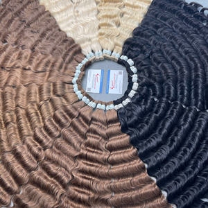 Vapeur vague profonde couleur claire cheveux en vrac #613 couleur et couleur noire extension de cheveux en vrac vietnamienne Top cheveux Vip russes - Product Image 3