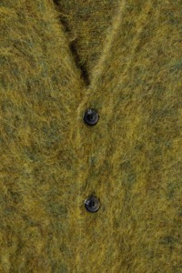 Vente en gros de tricot de coton pelucheux personnalisé à la mode pour hommes hiver solide chaud col en V pull-over anti-rétrécissement séchage rapide respirant - Product Image 3