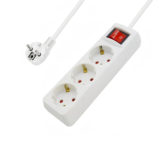 Regleta de 3 enchufes con interruptor 16A/250V 3680W, longitud 15/3/5m, color blanco, Don Feliz, para uso general - Product Image 3