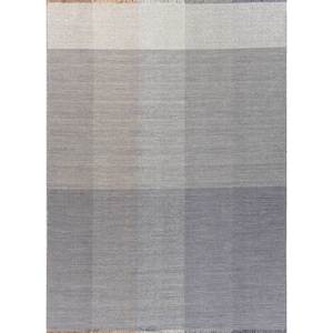 Alfombra de Lana Hecha a Mano Tesoro Blue, Diseño Rectangular con Parches, Modelo Phwl-270, Ideal para Entrada de Casa, para Adolescentes - Product Image 1