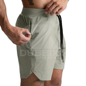 Cotton Casual <b>Men's</b> Sports <b>Shorts</b> 100% Polyester Solid Mid Soft Thin <b>Lounge</b> <b>Shorts</b> Drawstring High Street Plain Dyed Knitted - Product Image 6