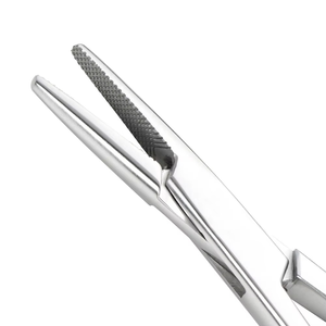 Fórceps quirúrgicos Mango azul Abrazadera hemostática médica de acero inoxidable Fórceps de bloqueo para uso hospitalario y clínico - Product Image 2