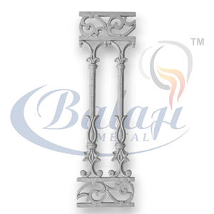 Grille de fenêtre en fonte moderne, technique de moulage au sable, surface super sablée, finition hautement polie, sécurité pour balcon domestique - Product Image 1