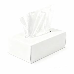 Boîte de mouchoirs en papier blancs, doux et jetables, adaptés aux cliniques, bureaux, maisons et environnements professionnels - Product Image 4