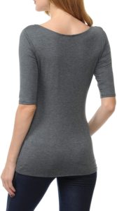 Camisetas de Mujer de Manga Corta con Cuello Redondo, Estilo Simple y Liso, Perfectas para Venta al por Mayor, Suministro Directo de Fábrica - Product Image 6