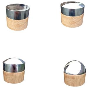 Ensemble d'enclume de banc de 4 pièces. Dôme plat bas Dôme moyen Dôme haut avec outils de bijoutier à base de bois - Product Image 1