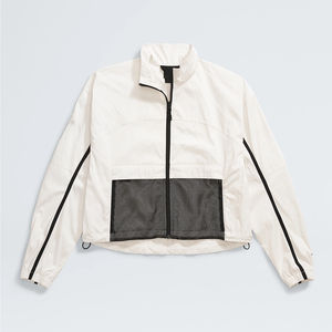 Streetwear réfléchissant personnalisé en deux pièces Ensembles coupe-vent veste courte en nylon Zip Plus Size Techniques imprimées - Product Image 4