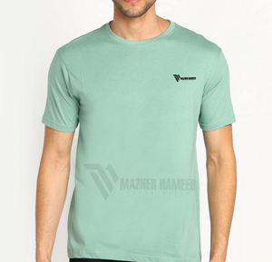 T-shirts surdimensionnés à la mode pour hommes Logo de broderie personnalisé T-shirt Streetwear en coton lourd - Product Image 1