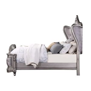 Cama Clásica de Estilo Provincial Francés - Madera Maciza de Caoba - Diseño Europeo - Tamaño Personalizable - Pintada de Blanco - Modelo 275 - Product Image 4
