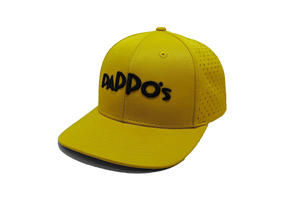Mode sportive et confortable pour adulte, chapeau de papa personnalisé trous perforés casquette de baseball imperméable jaune, fabriqué à Injae Vina - Product Image 2
