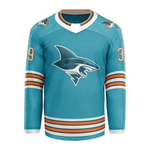 Calidad Premium Precio al por mayor Nombre del equipo personalizado Jersey de hockey sobre hielo Uniforme y camiseta de hockey - Product Image 5