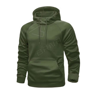 OEM BANA FIGHT WEAR Ropa deportiva para hombre Poliéster/Algodón 260/320g Jersey de manga larga Sudaderas con capucha Cremallera ligera térmica de secado rápido - Product Image 4