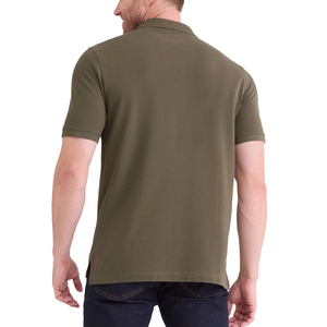 Ropa informal Prendas de abrigo Moda Absorbe la humedad Camisas Polo de hombre de punto Liso Transpirable Slim Fit Collar Camisetas de polo de verano - Product Image 3