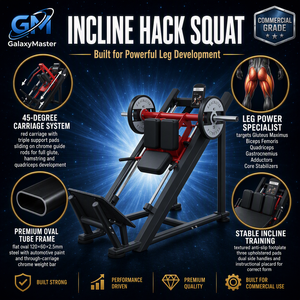 อุปกรณ์ออกกำลังกายคุณภาพสูง เครื่องออกกำลังกาย MND PL57 Linear Hack Squat - Product Image 3