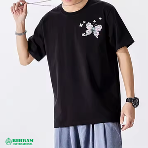T-shirts pour hommes personnalisés, écologiques, 100% coton biologique, coupe ample et oversize, épaules tombantes, effet délavé à l'acide - Product Image 3