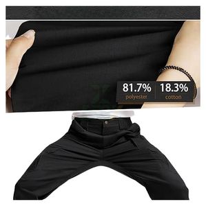 Pantalon de randonnée tactique extensible pour homme, taille mi-haute, respirant, en ripstop, avec motif imprimé - Product Image 2