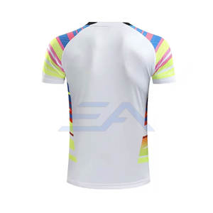 Uniforme de Tenis para Hombre, Diseño Moderno y de Última Tendencia, Manga Corta, Transpirable, Ligero, Ecológico, Color Sólido, Personalizable - Product Image 5