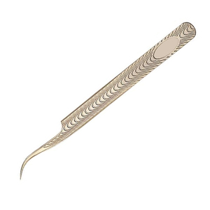 Pinzas para Extensión de Pestañas de Acero Inoxidable, Herramienta Profesional Duradera para Técnicos de Pestañas y Salones - Product Image 2