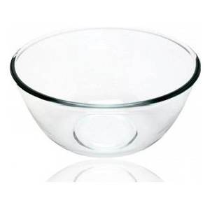 Bol à salade classique transparent en verre borosilicate 24 cm, polyvalent pour Pyrex 8046 181B000 - Product Image 1