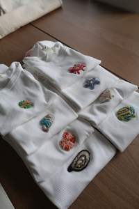 Pendentifs de bijoux bohèmes tendance, faits à la main, avec des perles colorées, charme en forme de palmier pour sacs/clés, accessoire bohème - Product Image 5