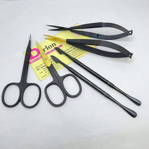 ที่ตัดหนังกำพร้ามืออาชีพ ทำจากสแตนเลส อุปกรณ์ดูแลเล็บ กรรไกรตัดเล็บแบบสปริง แบบตรงและแบบโค้ง - Product Image 1