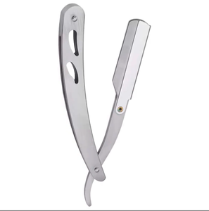 ANAAIF Professional German Stainless Steel Straight Edge Razor <b>Mirror</b> Finish Beauty Salon Shaving Body Hair Removal <b>Powder</b> Form - Product Image 2