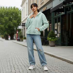 Sudaderas con Capucha Largas para Mujer Fit2Fight con Estampado Personalizado - La Mejor Calidad a Bajo Precio, Moda OEM - Product Image 5