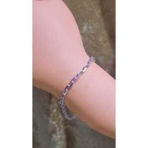 Bracelet chaîne en argent sterling 925 avec 50 perles pour occasions spéciales - Product Image 5
