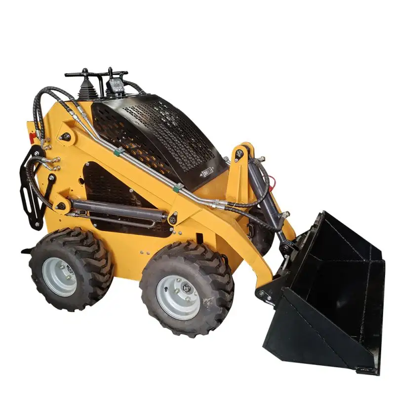 Electric Free Shipping Backhoe High Performance Diesel Steer Skid Loader Powerful Horsepower Electric Compact Skid Loader